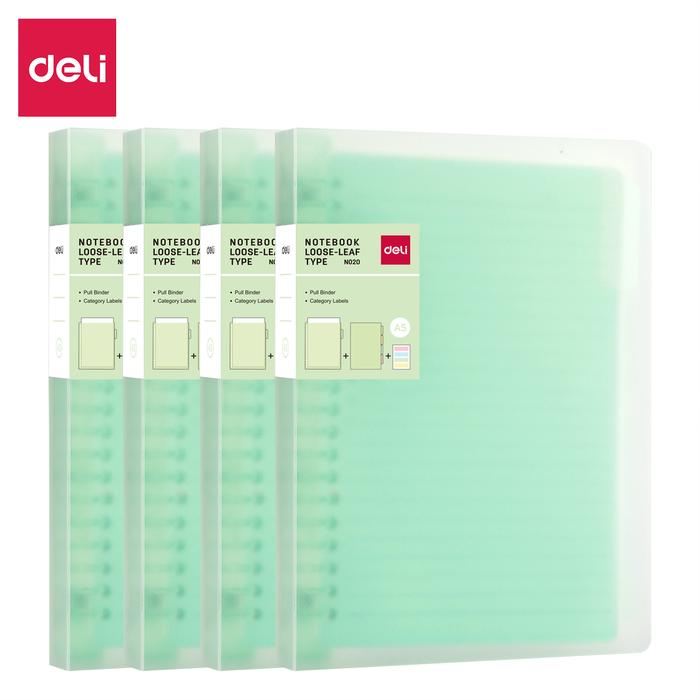 Gambar Deli kertas binder file Loose leaf ukuran B5 isi 60 halaman QHB560 - Hijau, B5 dari Deli Stationery Indonesia undefined Tokopedia