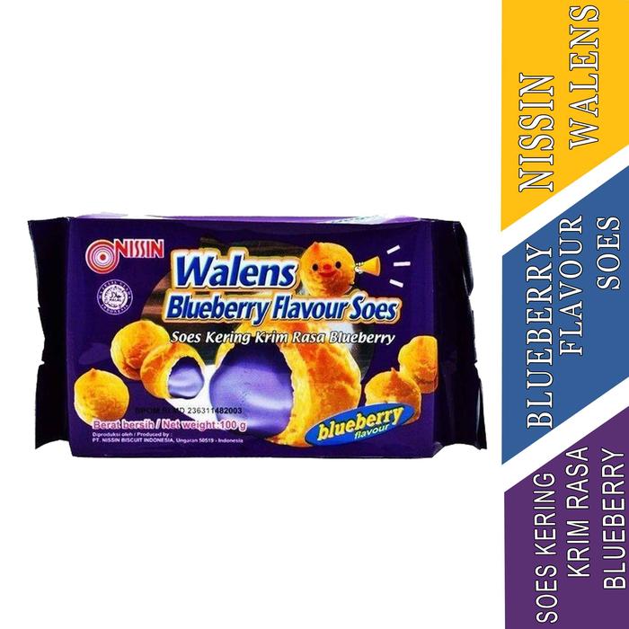 Gambar NISSIN WALENS BLUEBERRY FLAVOUR SOES 100g dari SUPERGORUHAM undefined Tokopedia