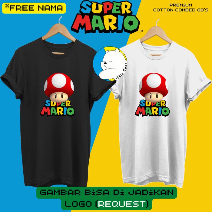 Gambar KAOS MARIO BROS/ BAJU MARIO BROS/ TSHIRT MARIO BROS GAME TYPE 50 - Warna Lain, Anak 6/10 dari LittleBear Shop undefined Tokopedia