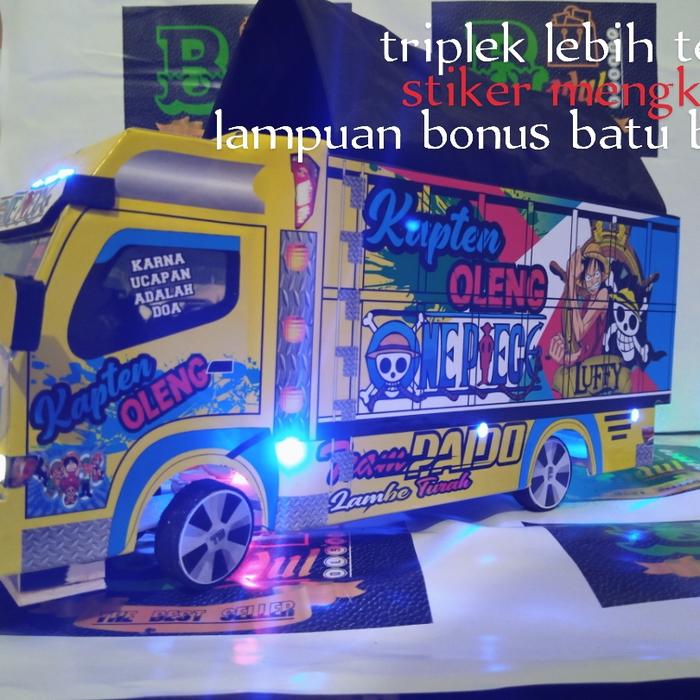 Gambar PROMO MINIATUR TRUK OLENG DESAIN ONE PEACE PAKAI REMOT - WAHYU ABADI RC dari badulolshop_NEW undefined 4 Tokopedia