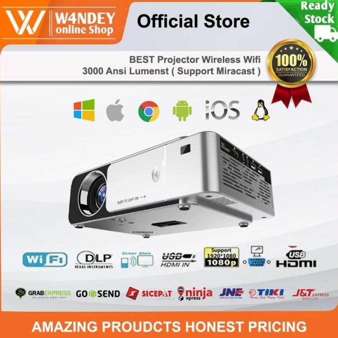 Gambar Ready Infocus Projector Support Wifi Wireless Unic Proyektor Infokus - Versi Wireless dari fitraeri store undefined Tokopedia