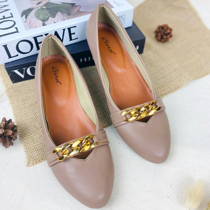 Gambar BARA - Rantai moca Sepatu flat wanita sepatu flatshoes sepatu teplek - MOKA, 36 dari TOKO BARA CIBADUYUT BANDUNG undefined Tokopedia