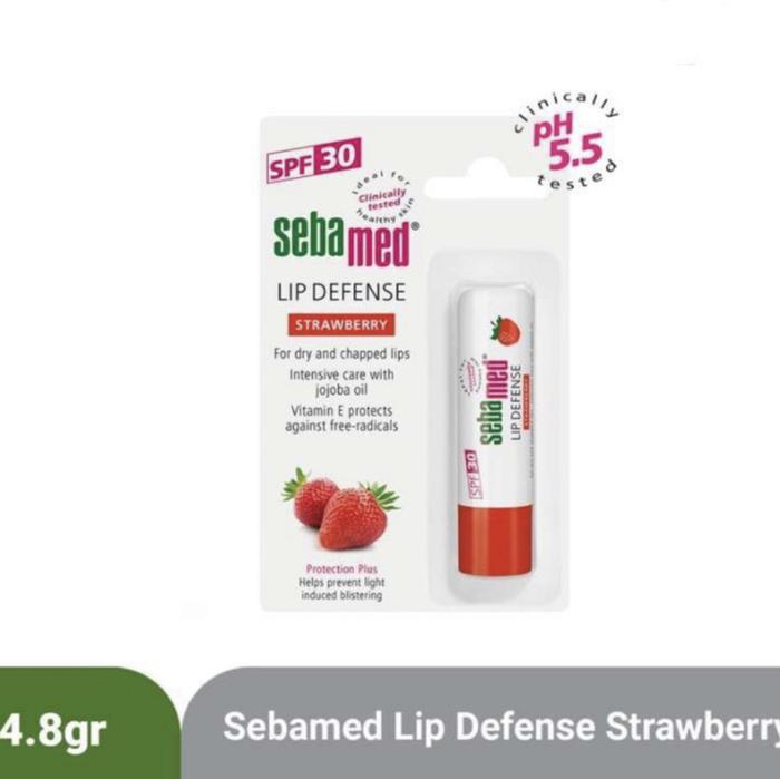 Gambar SEBAMED Lip Defense Spf 30-Lip Balm Care/BabyVitamin Pelembab bibir - Strawberry dari estello-_NEW undefined 4 Tokopedia