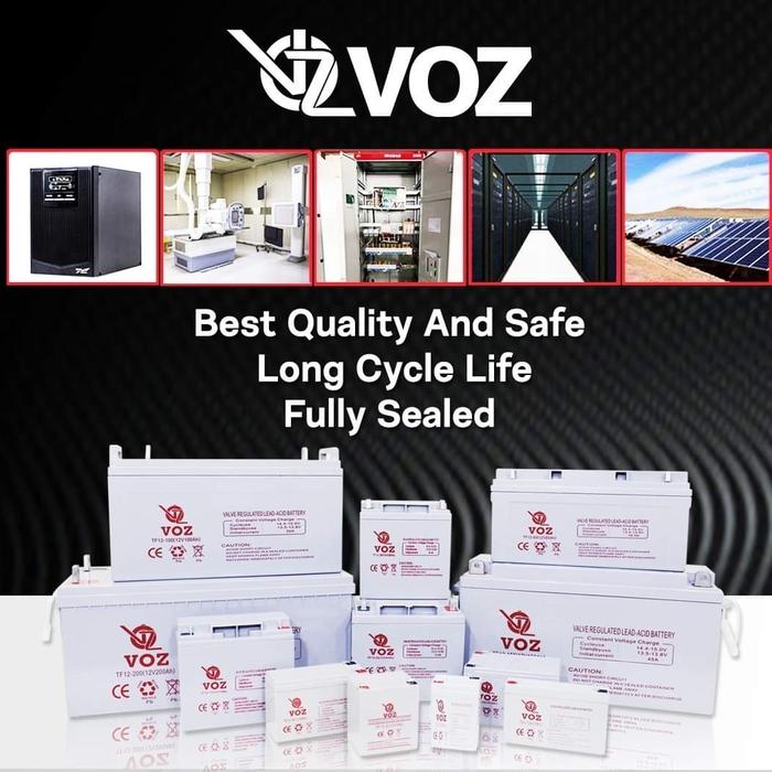 VOZ Premium Battery Deepcycle VRLA 12v 9Ah 12Ah 42Ah 55Ah 100Ah 200Ah - 200Ah