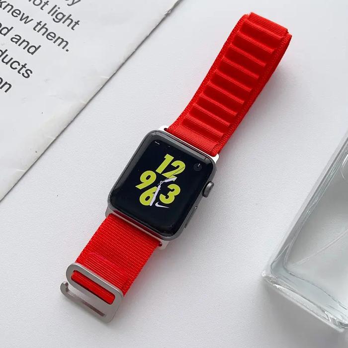 Gambar Alpine Loop Apple Watch Ultra Band iWatch 8 7 6 5 4 3 2 1 SE Strap - Red, 41/40/38mm dari GET-WID undefined Tokopedia