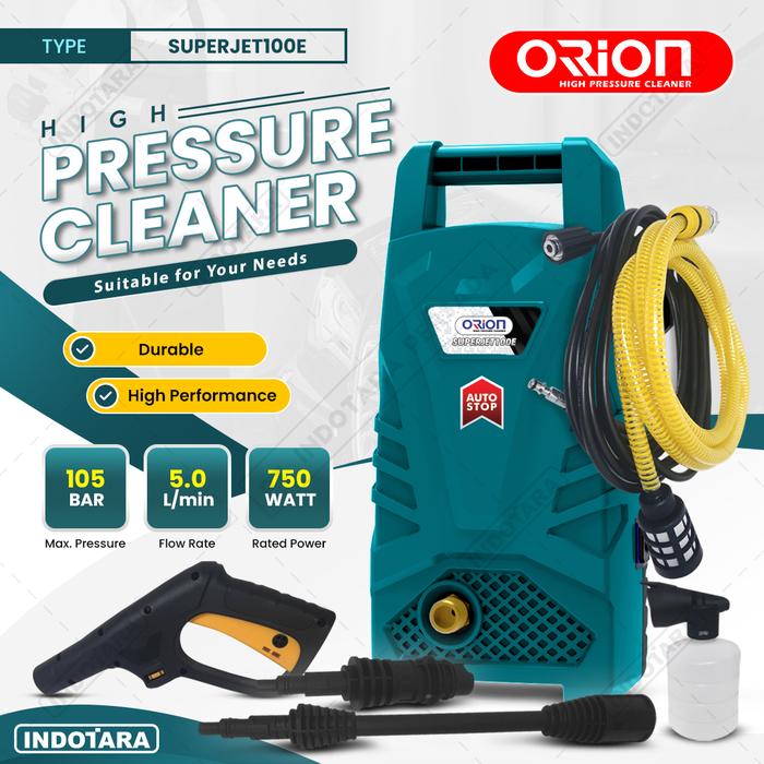Gambar Alat steam cuci motor & mobil Jet Cleaner - Orion SUPERJET100E - Water Blue dari PT. Indotara Persada undefined Tokopedia