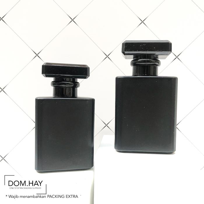 Gambar Botol Parfum Kosong CLASSIC Hitam 50ml Botol Kaca Perfume Isi Ulang - hitam t.hitam dari DomHay.Pack undefined Tokopedia