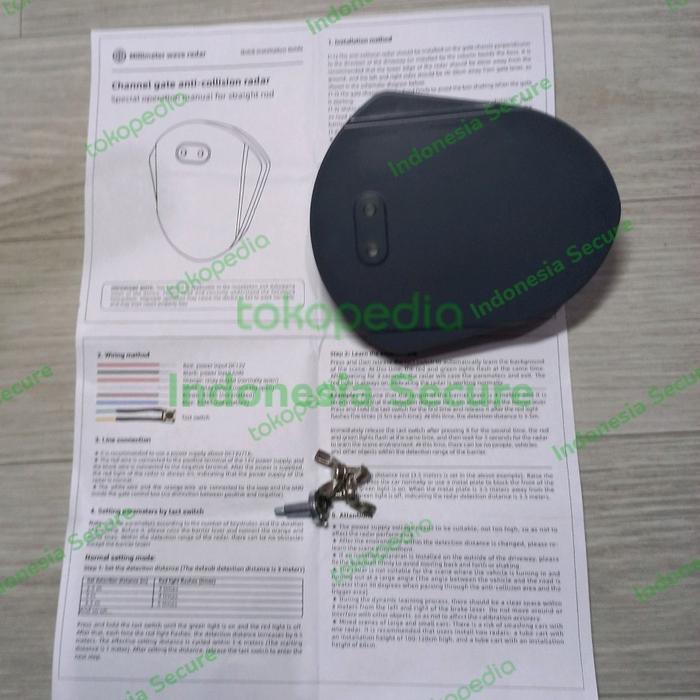 Gambar Radar Sensor Detector Gate Barrier || Radar Sensor Palang Parkir - StandardQuality dari Indonesia Secure undefined Tokopedia