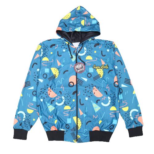 Gambar Jaket Hoodie Printing Wanita Blue Xavier Superroots - Biru, L dari artacollection13 undefined Tokopedia