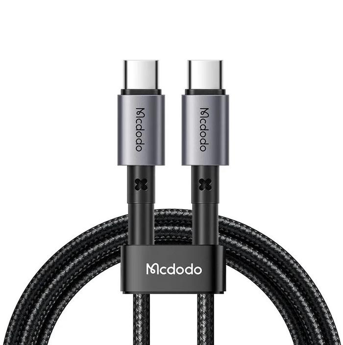MCDODO Kabel Charger Type C To C Cable Fast Charging 65W Macbook iPad  BLACK