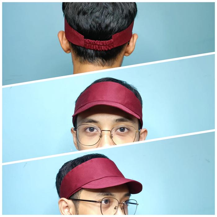 Gambar Topi Chef dan Waiters ala Caddy - Merah Marun dari Apron Artisan Bandung TT undefined Tokopedia