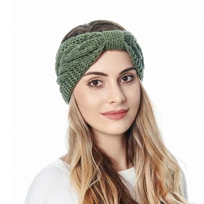 Gambar Bando Bandana Ikat Rambut Kepala Wanita Rajut Wool Lentur ORIGINAL - Hijau dari LOSDHOL SHOP undefined Tokopedia