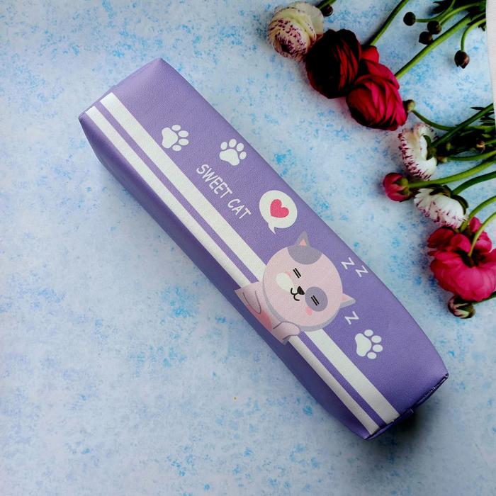 Gambar Kotak Pensil Mini Case Motif FRIENDS FOREVER Tempat Pensil Lucu - SweetCat Ungu dari fanila surabaya undefined Tokopedia
