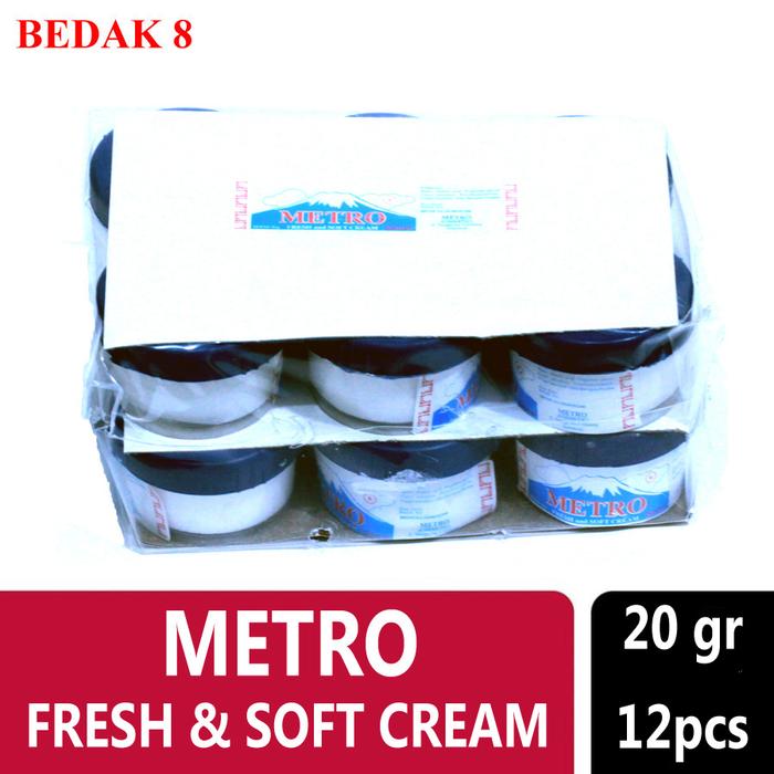 Gambar Metro Snow Fresh & Soft Cream 20gr 1 pak isi 12 pcs (KECIL) dari BEDAK 8 undefined Tokopedia