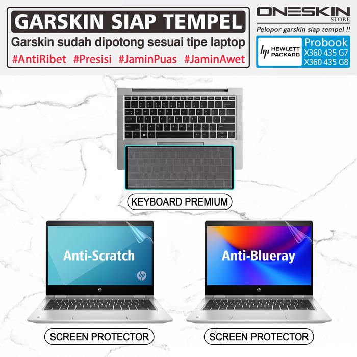 Jual Garskin Laptop Keyboard Screen Protector HP ProBook x360 435