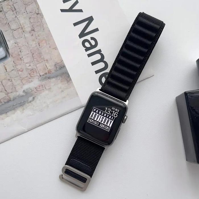 Gambar Alpine Loop Apple Watch Ultra Band iWatch 8 7 6 5 4 3 2 1 SE Strap - Black, Ultra/45/44mm dari GET-WID undefined Tokopedia