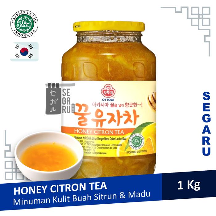 Gambar Ottogi Honey Citron Tea Yuzu Korea Yujacha Korea Halal MUI - 500Gr dari Segaru Foods undefined 4 Tokopedia