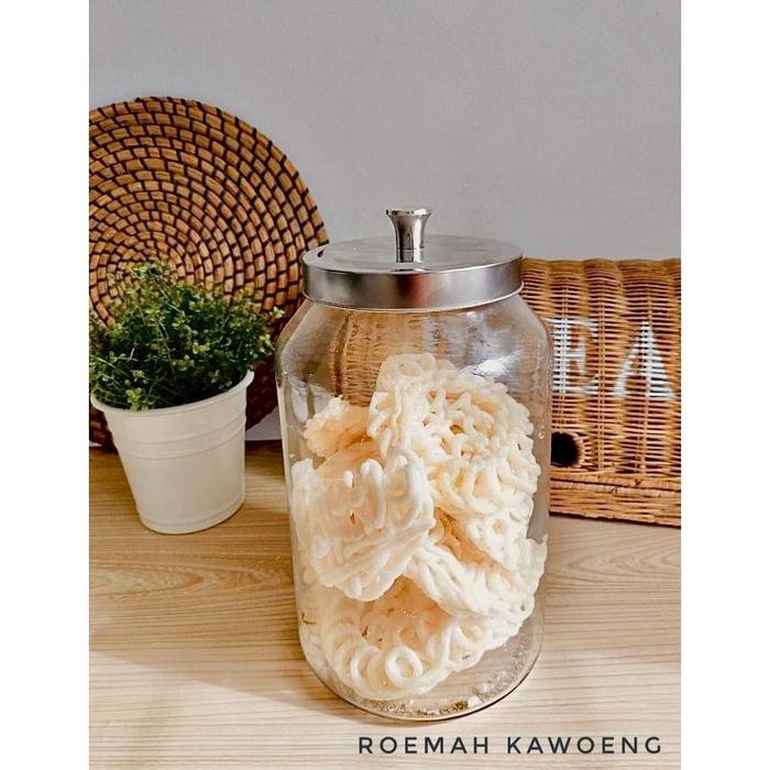 Gambar TERBARU TOPLES KERUPUK TUTUP KAYU/PLASTIK/KALENG/KACA - Yuland 4Ltr dari pauscantik undefined Tokopedia
