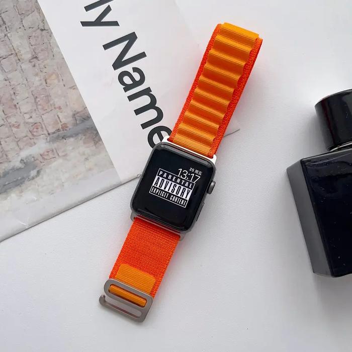 Gambar Alpine Loop Apple Watch Ultra Band iWatch 8 7 6 5 4 3 2 1 SE Strap - Orange, Ultra/45/44mm dari GET-WID undefined Tokopedia