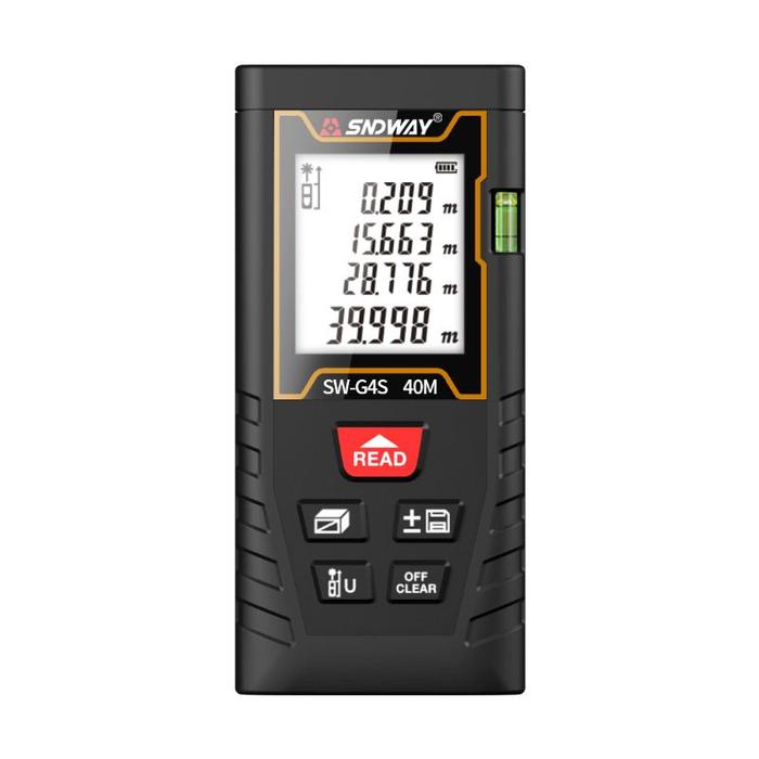 Gambar Meteran Laser Alat Pengukur Jarak Laser Distance Meter Meteran Digital - Hitam dari Sincere-Mall undefined Tokopedia