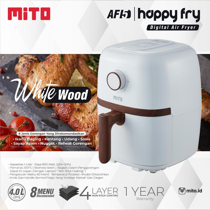 Gambar MITO AIR FRAYER AF5 KAPASITAS 4 LITER ORIGINAL GARANSI RESMI - Putih dari keisha-collection undefined 3 Tokopedia