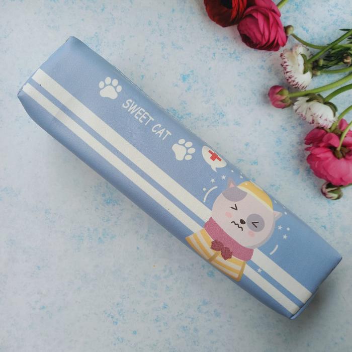 Gambar Kotak Pensil Mini Case Motif FRIENDS FOREVER Tempat Pensil Lucu - SweetCat Abu dari fanila surabaya undefined Tokopedia
