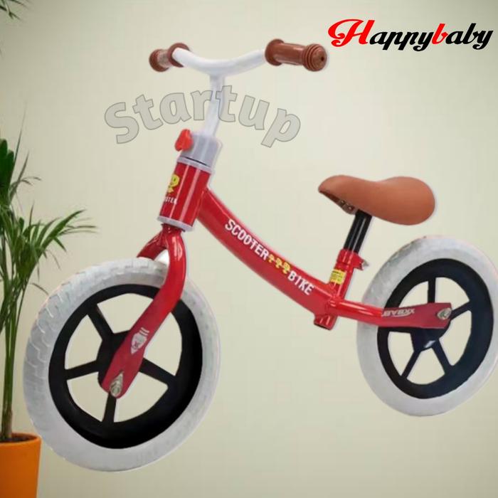 Gambar sepeda anak / balance bike / push bike / sepeda keseimbangan roda 2 - Merah dari Startup Toys undefined Tokopedia