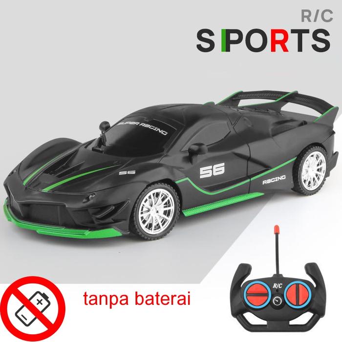 Gambar mobil remot / mobil remote control / mobil mobilan / 1/18 Scale kecepa - Ferrari-hijau dari Zerozoom undefined Tokopedia