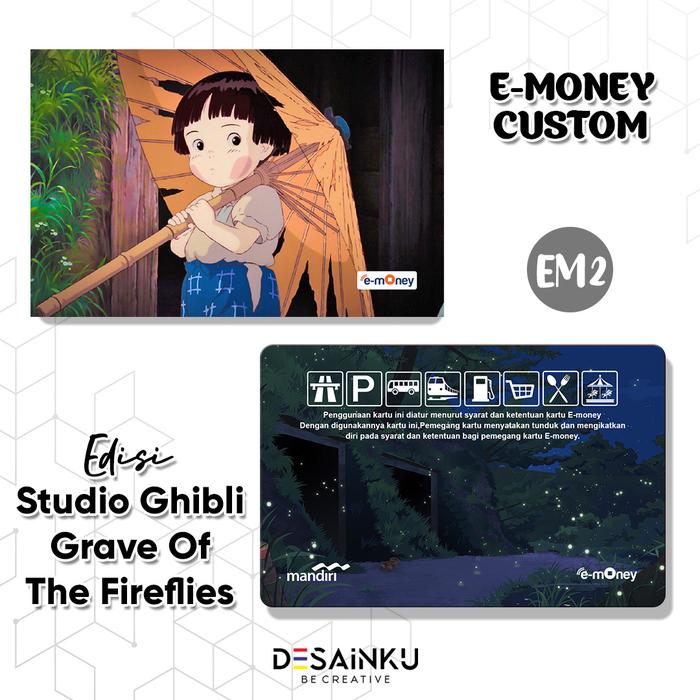 Gambar Emoney/Tap Cash/Flazz/Brizzi Studio Ghibli Ver GRAVE OF THE FIREFLIES - EM 2, FLAZZ dari Desainku 99 undefined Tokopedia