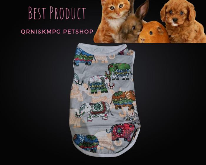 Gambar Baju Kucing Lucu Untuk Kucing dan anjing / Baju Kucing ukuran s-xl - gajah batik, M dari KAMPUNG PETSHOP AND PETCARE undefined Tokopedia