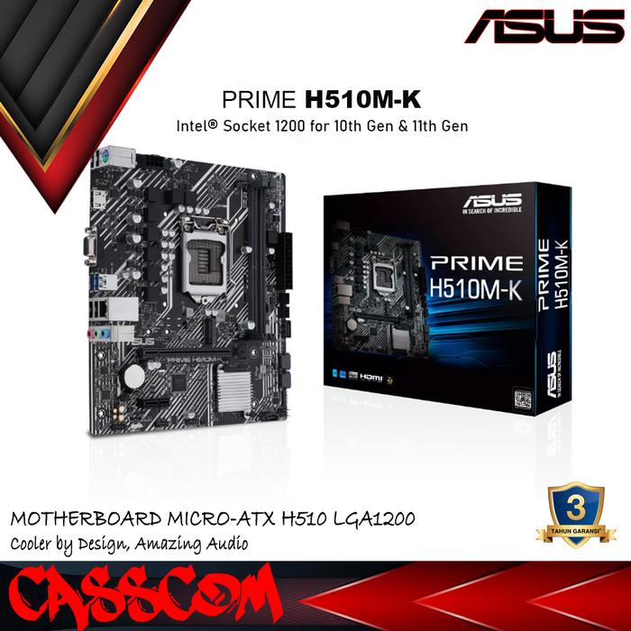 Prime H510m K Asus Motherboard Lga 1200 Jual Motherboard ASUS