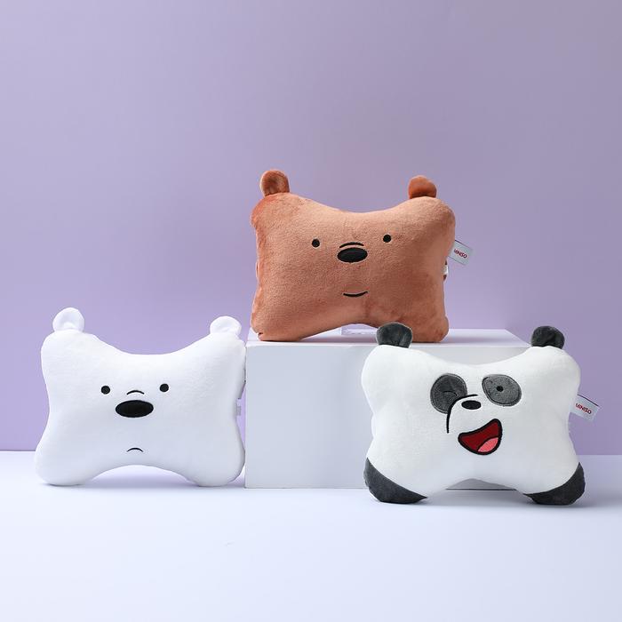 Gambar We Bare Bears- Bone Pillow/Bantal kecil (Ice Bear) - Panda dari minisoshopid undefined Tokopedia