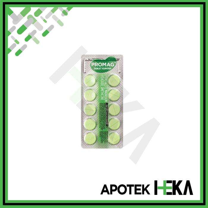Gambar Promag Tablet Obat Maag Strip isi 10 Tablet dari Apotek Heka Bandung undefined Tokopedia