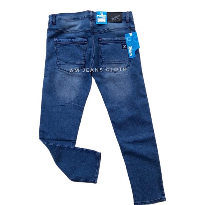 Gambar Celana Jeans Pria Pensil Slim Fit Street - BIRU BLITZ, 29 dari RAFFI AMMAR STORE undefined Tokopedia
