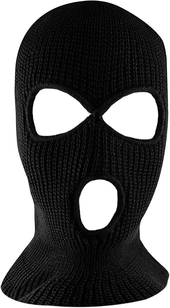 Gambar kostum perampok penjahat ski mask kupluk hitam roberry mask - SKI MASK dari tokohalloween undefined Tokopedia
