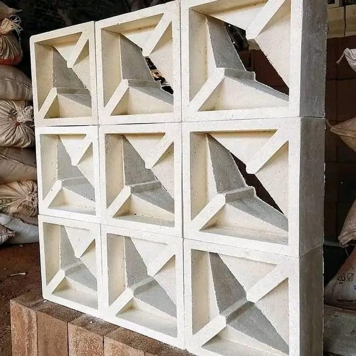 Gambar roster minimalis lubang angin beton bata - Abu-abu dari Roster Cantik07 undefined Tokopedia