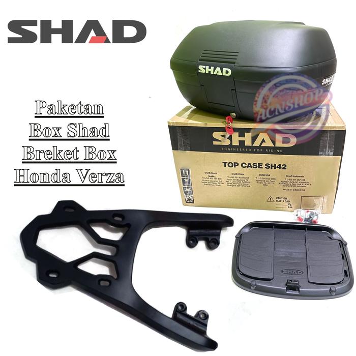 Gambar paketan box shad sh42 dan breket box byson vixion cb 150 tiger verza - Paket 1 dari ACNSHOP_NEW undefined Tokopedia