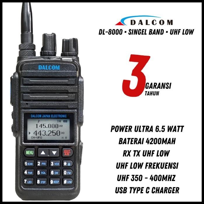 Gambar Walkie Talkie HT Dalcom DL-8000 Singel Band dari Sahabat Dalcom undefined Tokopedia