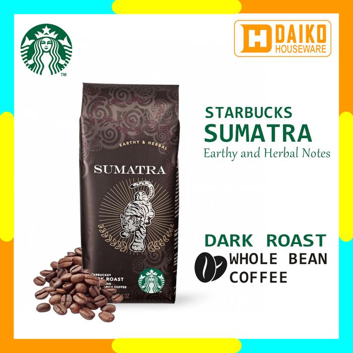 Jual Kopi Starbucks Whole Bean Sumatra Dark Roast Coffee Sachet Bag 250 ...
