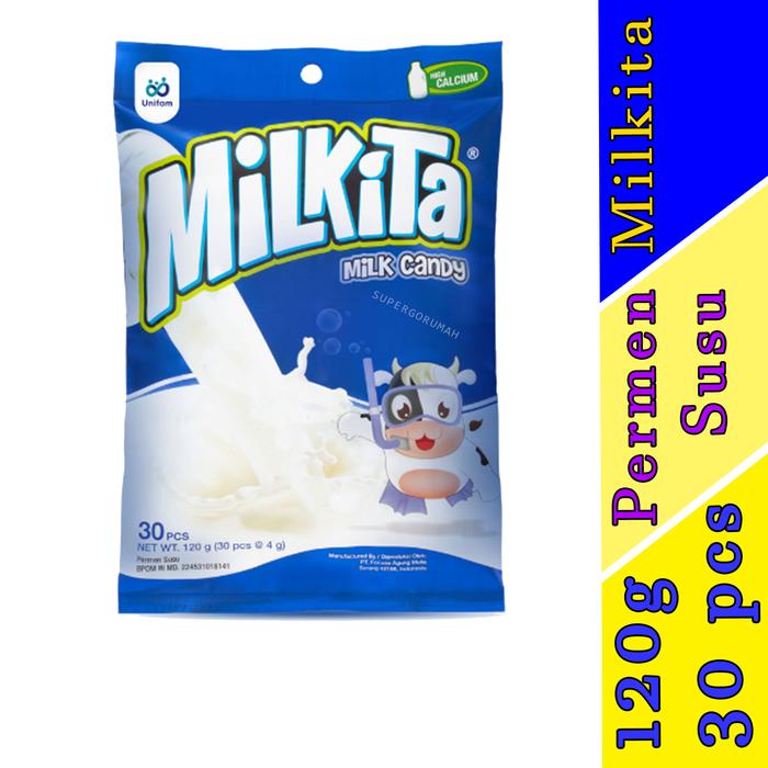 Gambar Milkita- Permen - Permen susu -tinggi kalsium - 30 pcs dari SUPERGORUHAM undefined Tokopedia