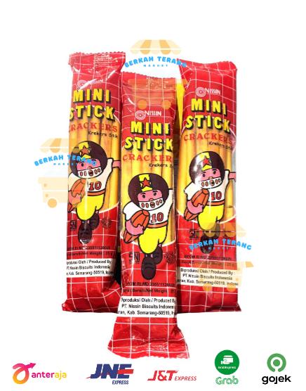 Gambar Nissin MINI STICK 25gr Biskuit Stik Snack Cemilan Anak Enak Murah - STICK MERAH dari BERKAH TERANG BFS undefined Tokopedia