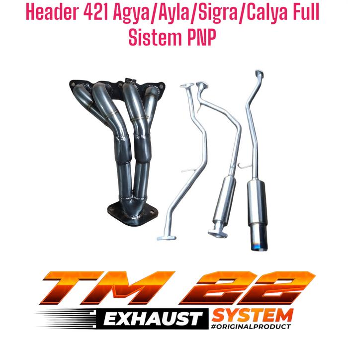 Gambar Header 421 Agya/Ayla/Sigra/Calya Fullset - Sigra, Full Sistem dari TM Exhaust22 undefined Tokopedia