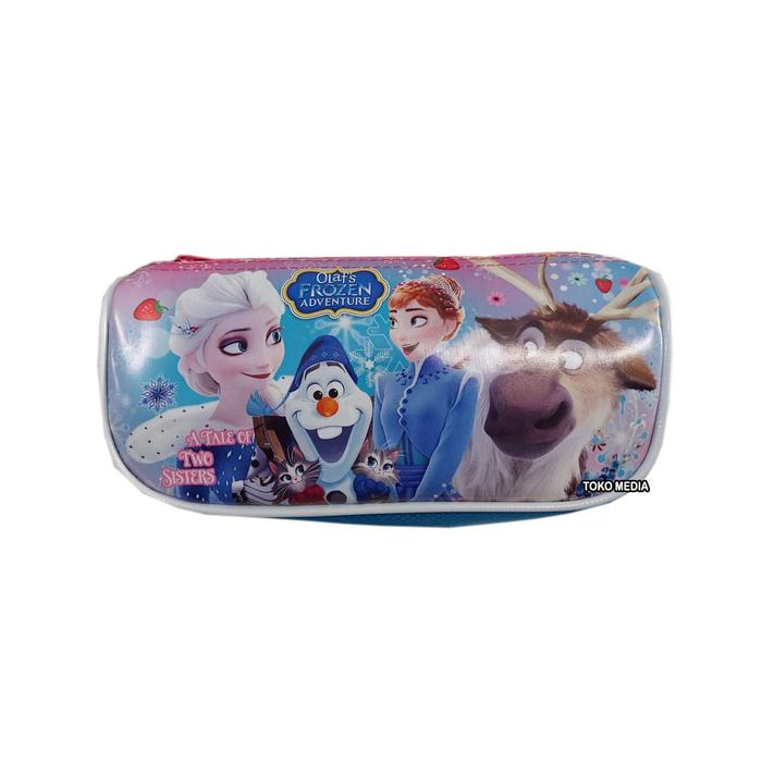Gambar Tempat Pensil anak Bentuk Oval Perahu PREMIUM QUALITY - FROZEN dari Toko Nyata Murahnya undefined Tokopedia
