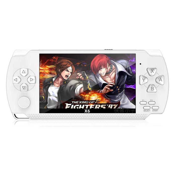 Gambar PSP X7 Gameboy Handheld Game Console Player 8G Built-in 10000+ Games - X6-White dari Bean Tech undefined Tokopedia