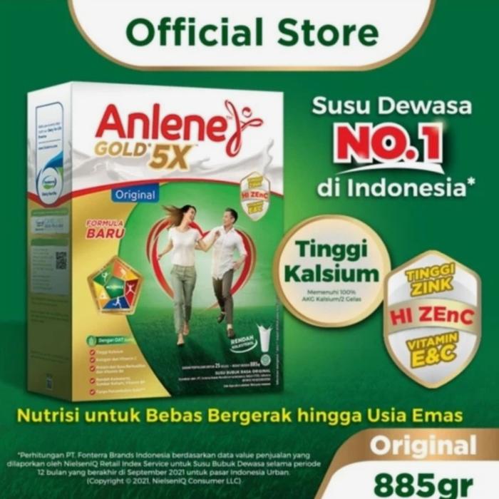 Gambar Anlene Gold 5 X 885 gr Susu Bubuk Original dari jerryshop. undefined Tokopedia