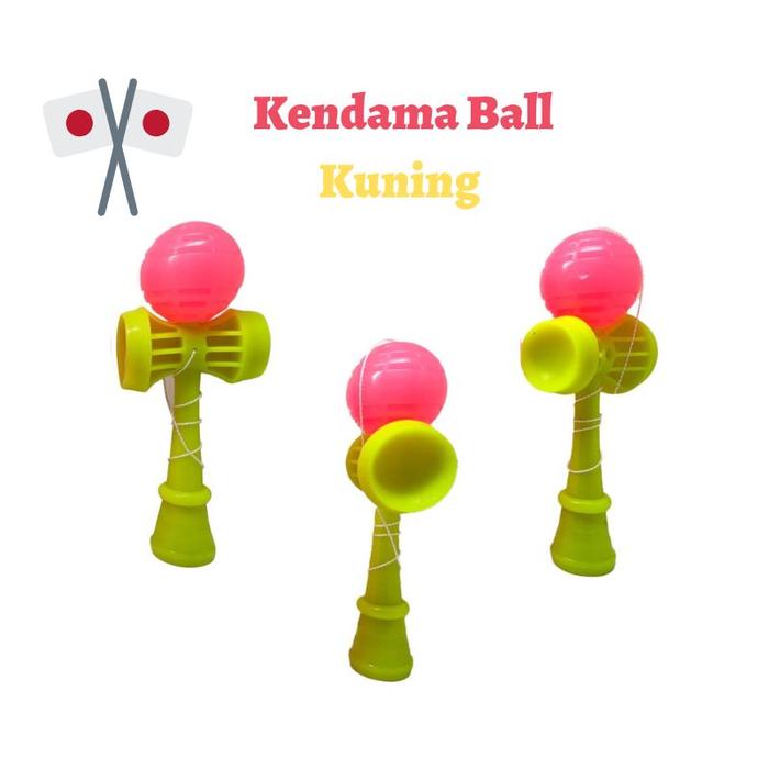 Gambar JK4 - Kendama Mainan Tradisional Jepang Bahan Plastik Edukasi Anak - Kuning dari BENTENG STORE undefined Tokopedia
