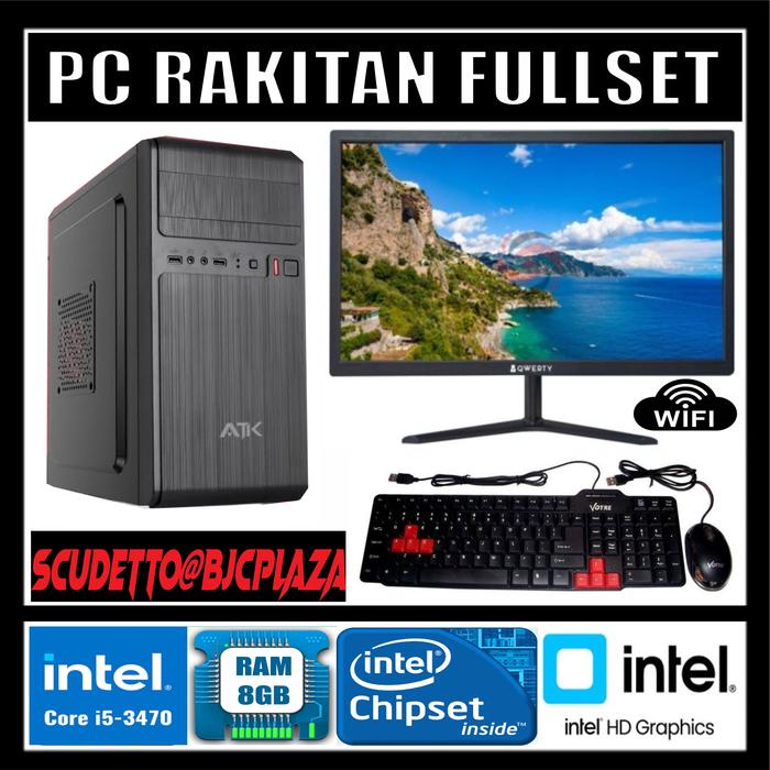 Jual PC RAKITAN CORE I5 3470 I5 2400 I3 2100 RAM 8GB - Main Image