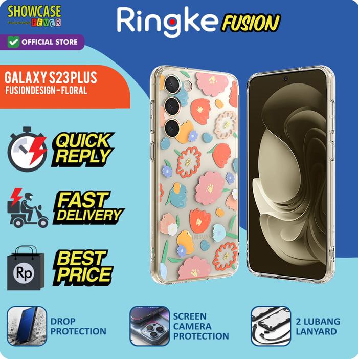Gambar Ringke Compatible For Samsung Galaxy S23 Plus Fusion Tahan Banting Military Tipis - Floral, Fusion Design dari ShowcaseFever Kota Administrasi Jakarta Utara Tokopedia