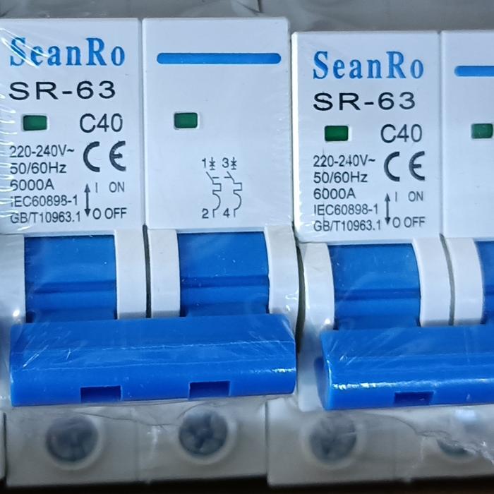 Jual MCB AC 2pin mcb ac 2p 25A 32A 40A 50A 63A ampere pengaman listrik ...