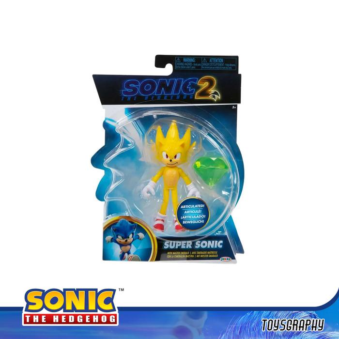Gambar Sonic the Hedgehog Movie 2 SUPER SONIC Action Figure Articulated Jakks dari Toysgraphy undefined Tokopedia